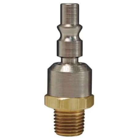 Dixon Air Chief ARO Quick Disconnect Ball Swivel Plug, 1/4 in Nominal, 250 psi Pressure, Steel, Domestic DCP37SWIV