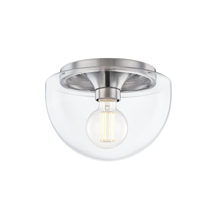 Mitzi Grace 1 Light Flush Mount 7 In. Polished Nickel H284501S-PN