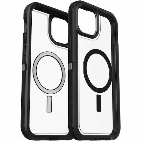 Otterbox Defender Pro Xt Clear Magsafe Case For Apple Iphone 15 Plus / Iphone 14 Plus, Dark Side 77-93294