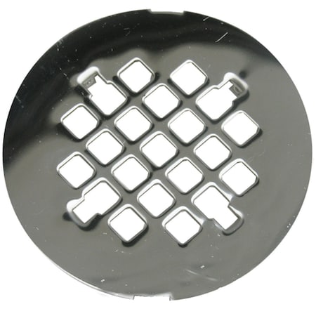 Westlake Pipe & Fittings 4-1/4'' Chrome Snap-In Shower Drain Strainer 03-1355