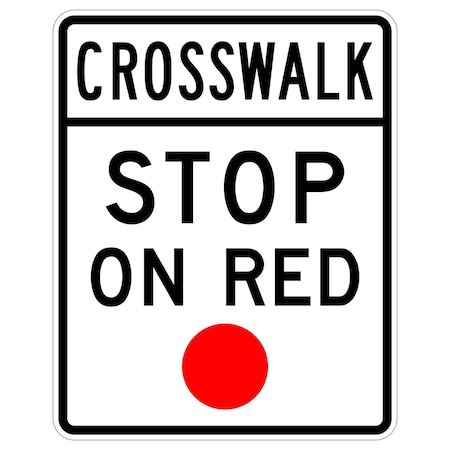 Sign Solutions Usa Traffic Sign, 24 in Width, Aluminum Sign, Vertical Rectangle DUS10HWT2430R10-23