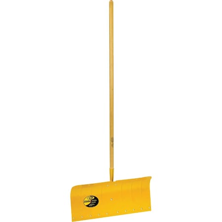 Yeoman 24'' Aluminum Snow Pusher with 48'' Wood Handle 3007