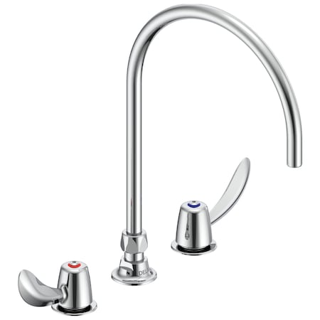 Delta Commercial 27C1 / 27C2 8 In Widespread In Chrome 27C2972-R7