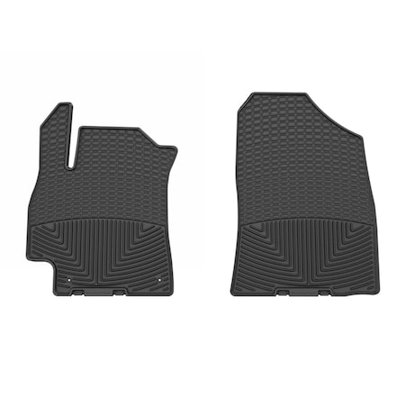 Weathertech Black, Front All Weather Floor Mats W631