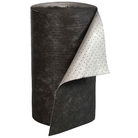 Brady TrackMat Universal Absorbent Mat, Heavy Weight, 58 x 80', Absorbency Capacity 39 gal TM58