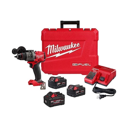Milwaukee Tool M18 FUEL Drill Kit+M18FORGE XC8.0Battery 2903-22, 48-11-1881