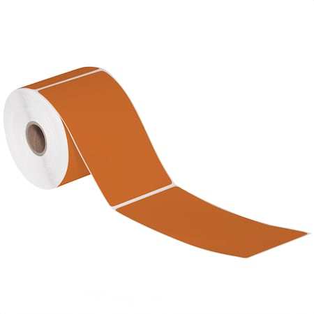 Tape Logic 3 x 5in Orange Desktop Direct Thermal Label, 12PK THD327