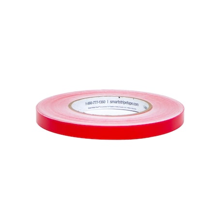 Smart Stripe Smart Stripe Vinyl Tape - Red, 0.5in x 130ft SS0504