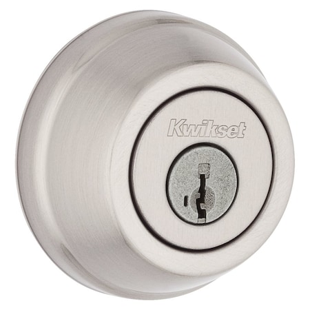 Kwikset Deadbolt, Different, Smartkey Key, Steel, Satin Nickel, 238 to 234 in Backset 78015SMTRCAL/RCS