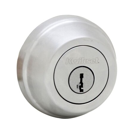 Kwikset Double Cylinder Deadbolt SmartKey with 6AL Latch and STRKP Strike Pack which includes Square 785-26DS.STRKP