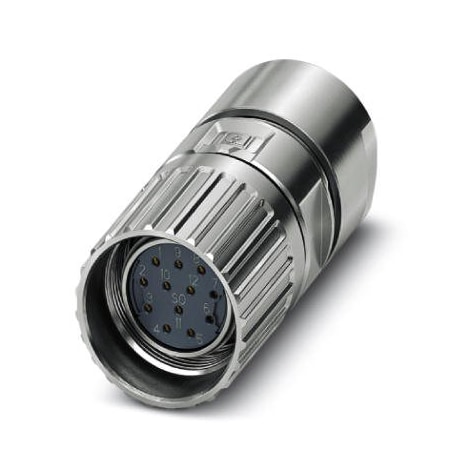 Phoenix Contact M23-12S1N8A8004 Cable connector M23 PRO 1629213