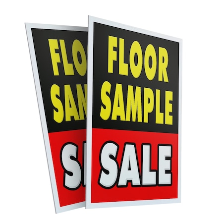 Signmission Floor Sample Sale, Plastic Signs Only 24 Inch x 36 Inch, Corrugated Plastic, 2PK CSB-2436-2PACK-Floor Sample Sale