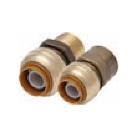 Sharkbite 3/4 in. Brass Push-to-Connect Straight Connector Male NPT U134LF