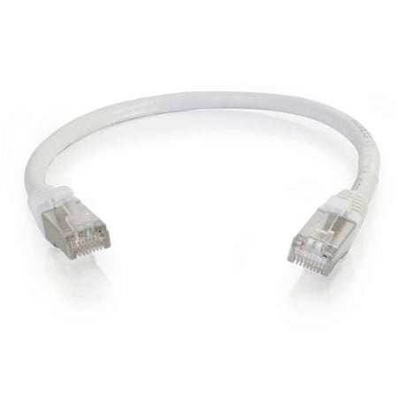 Fasttrack 2 ft. Cat6 Snagless Shielded-STP Ethernet Network Patch Cable - White FA734728