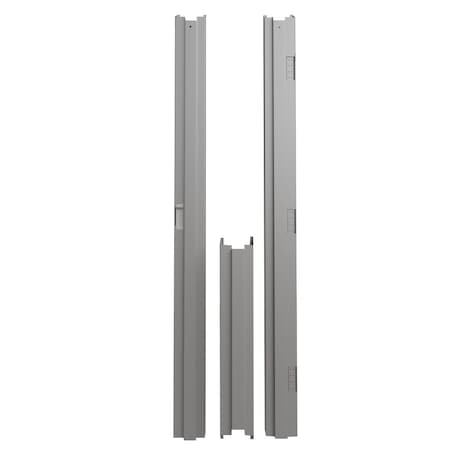 Fortis Doors Door Frame, Steel, Knock-Down, 180 Min Fire Rating, Left Hnd, 84 In H x 36 In W, Gray Pr 16GM534ST3684LH