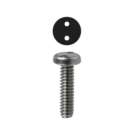 Dottie #10-24 x 1-1/4 in Spanner Pan Machine Screw, 18-8 Stainless Steel, 100 PK T1024114SP