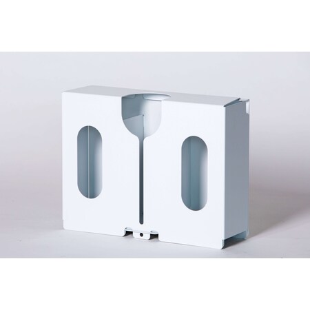 Angola Wire Products PPE Dispenser Station, White Epoxy C-PPE-STATION