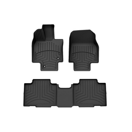 Weathertech Black, Front and Rear FloorLiner HP 441609-1-4IM