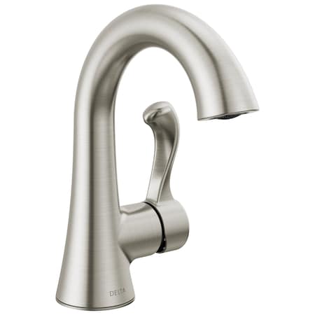 Delta Esato Single Handle Bathroom Faucet In Spotshield Brushed Nickel 15897LF-SP