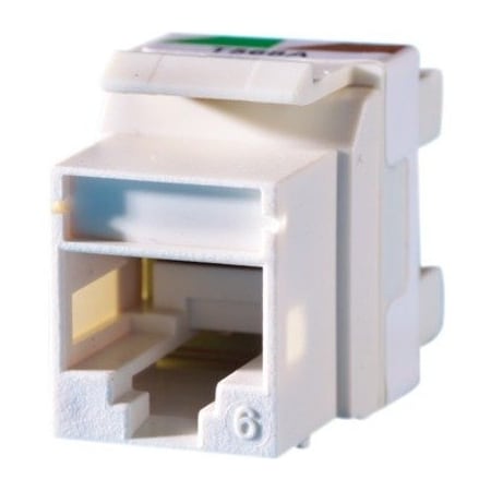 Ortronics TECHCHOICE 1-PORT MOD JACK 110, T568A/B CAT 6 KEYSTONE JACK, BLUE, EA KS6A-36