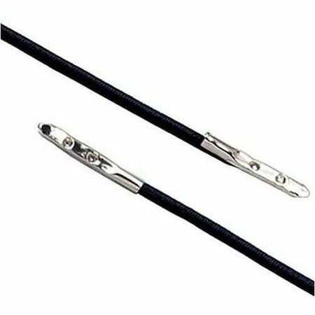 Brady CHAIN AND NECK CORD, BLACK, 30in 762MM ELASTIC NECK CORD W/NICKEL PLATED STEEL BARBED ENDS 2140-1540