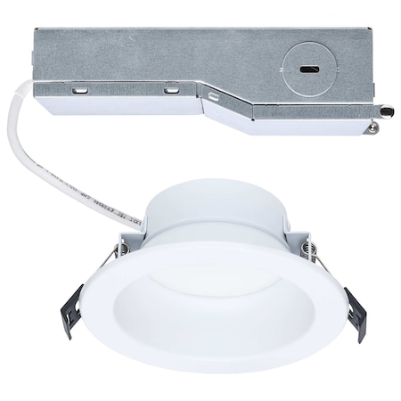 Satco 12/9/6 Wattage Selectable 2700K/3000K/3500K/4000K/5000K CCT Commercial LED Downlight 4 in S13510