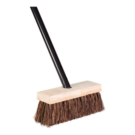 Dqb 7 3/4 in. W Medium Bristle 48 in. Plastic Handle Scrub Brush 11938