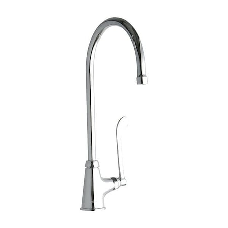 Elkay Handle-Operated Faucet, Manual, Gooseneck LK535GN08T6