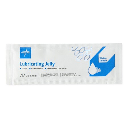 Medline Lubricating Jelly in Foil Pack, 5 g, 600PK MDS032280