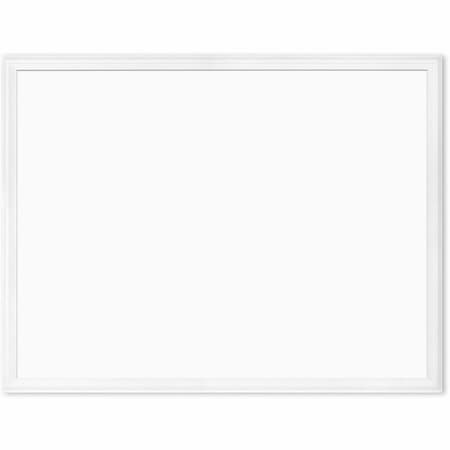 U Brands Magnetic Dry-Erase Board - 40in (3.3 ft) Width x 30in (2.5 ft) Height - White Painted Steel 2915U0001