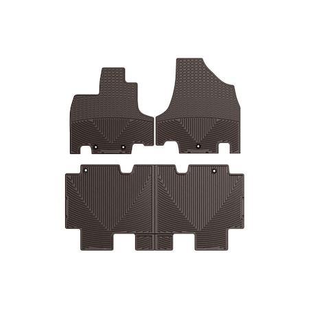 Weathertech Cocoa, Front and Rear All Weather Floor Mats WTHC211212