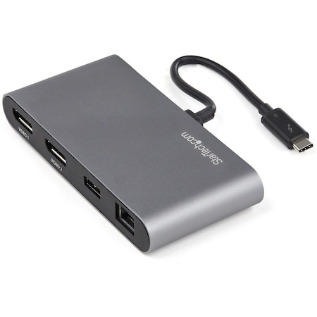 Startech.Com THUNDERBOLT 3 MINI DOCK - 40GB VIDEO & DATA/DUAL MONITOR DISPLAYPORT 4K 60HZ/1X TB3DKM2DPL