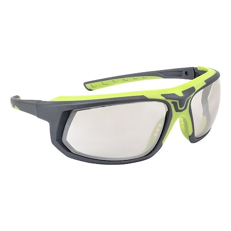 Radians GLYF, Safety Glasses, Anti-Scratch, Indoor/Outdoor Lens, Gray Frame, Full-Frame GLF1-90D