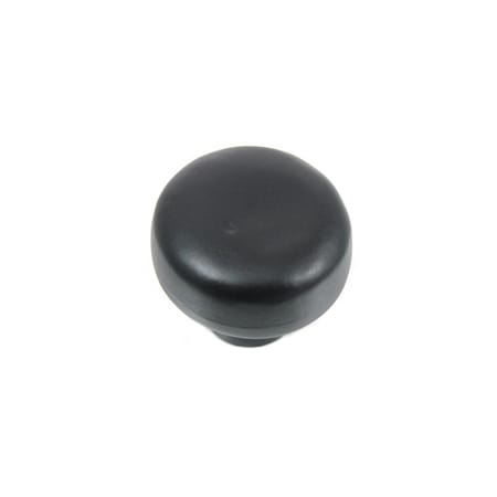 Strategic Brands 1 1/4in dia. Round Knob - Riverstone - Matte Black 84420