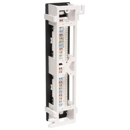 Eaton Tripp Lite Series 12-Port Cat6/Cat5 Wall-Mount Vertical 110 Patch Panel, TAA N250-012