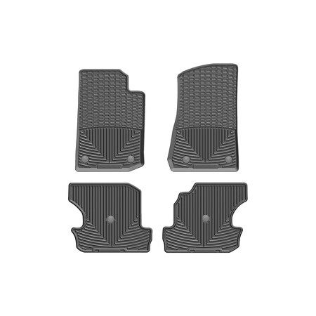 Weathertech Black, Front and Rear All Weather Floor Mats W475-W491