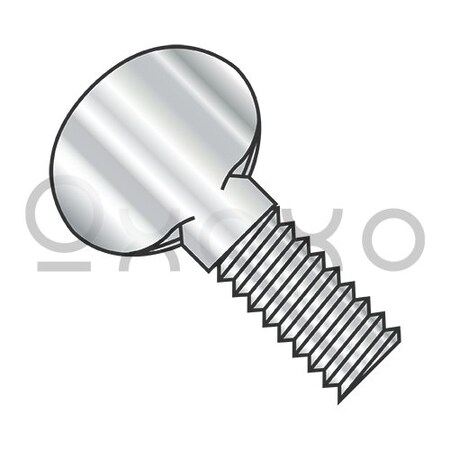 Oxoxo 1/4-20X2 1/2 Thumb Screw Plain Full Thread 18-8 Stainless Steel, 200PK 436899