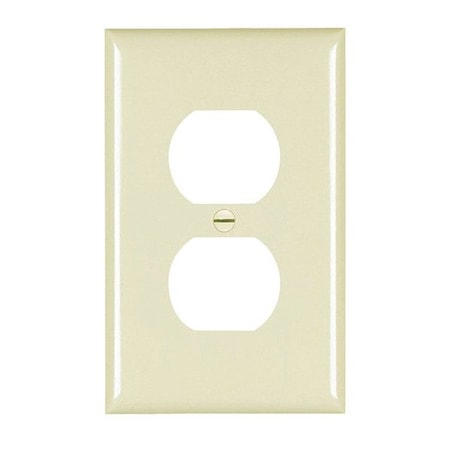 Legrand Wall Plate, Duplex Outlet, Almond, Nylon TPJ8LA