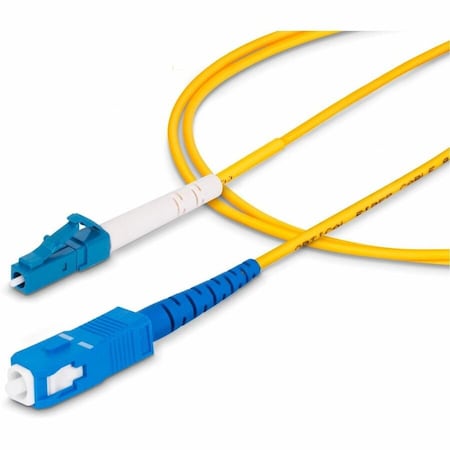 Startech.Com 2M (6.6FT) LC TO SC (UPC) OS2 SINGLE MODE SIMPLEX FIBER OPTIC CABLE, 9/125M, 40G SPSMLCSC-OS2-2M