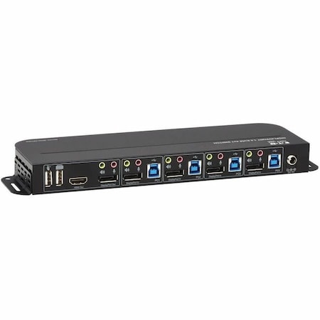 Tripp Lite 4-PORT DISPLAYPORT/USB KVM SWITCH 4K 60 HZ, HDR, HDCP 2.2, IR, DP 1.4, USB SHARI B005-DPUA4