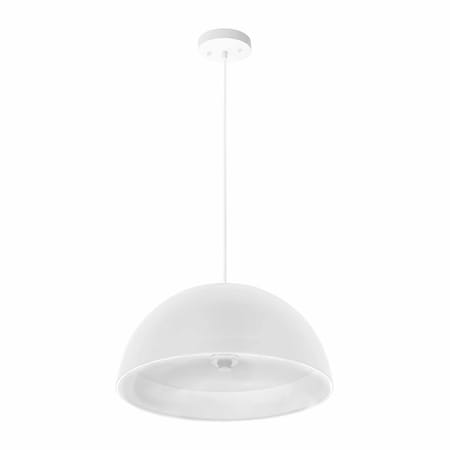 Westgate 12in INTEGRATED LED MODERN DOME PENDANT 25W 1300LM C90 5CCT 27/30/35/40/50K WHITE LCFD-MCT5-WH