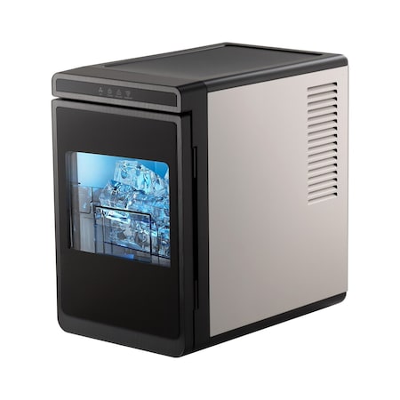 Vevor Countertop Ice Maker 22 Lbs/24H Self-Cleaning with Large Square Ice Cubes HZBF-0340