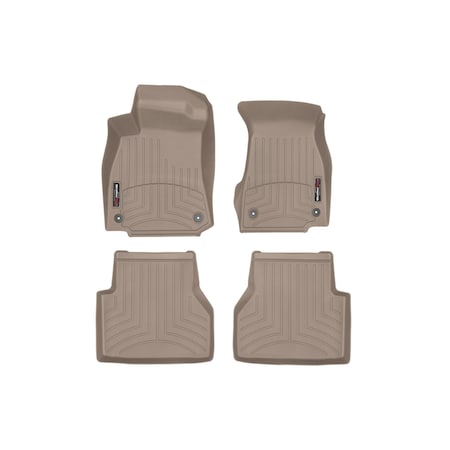Weathertech Tan, Front and Rear Floorliners 451511-1-3