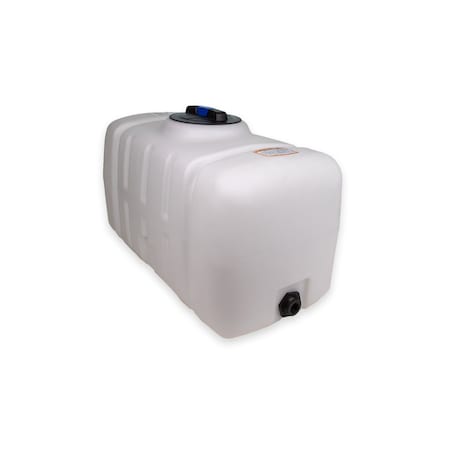 Norwesco Utility Tank, 23 in, White, Rectangular 42341-DS