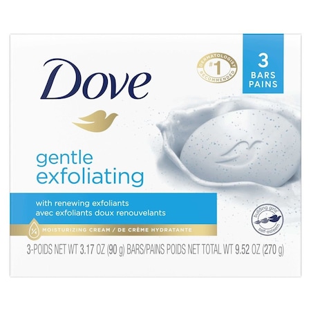 Dove Gentle Exfoliating Beauty Bar Soap, 9.51 Ounce, 12PK 64383682