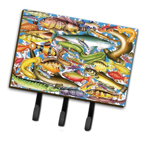 Carolines Treasures 6 x 2 x 9 in. Fish of the Deep Leash or Key Holder PRS4055TH68