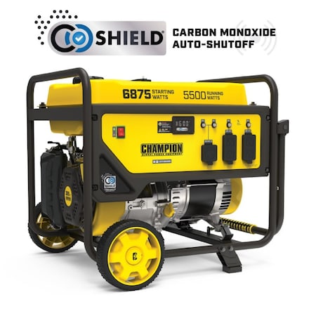 Champion Power Equipment Portable Generator, Gasoline, Recoil Start, 120/240V AC 201299