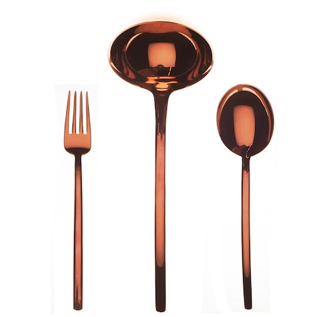 Mepra Due Serving Set - 3 Pieces - Bronze 109022003