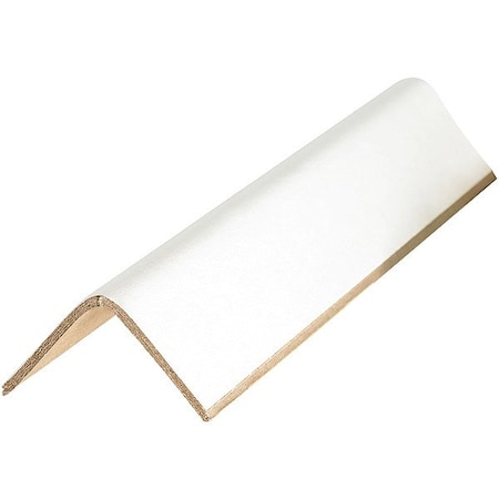 Zoro Select Edge Protector, White, 60 in L, PK25 EP3360120BX