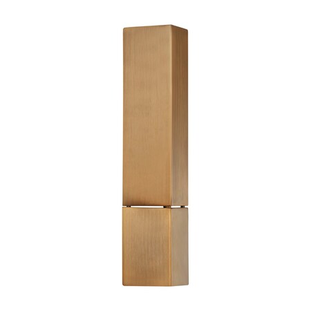 Troy Lighting Lehi 1 Light Wall Sconce 5 In. Patina Brass B1919-PBR
